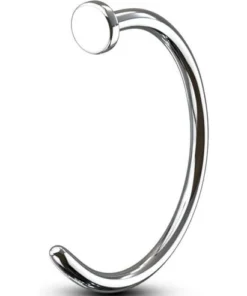 Nasenstecker Hoop Half Hoop Silber